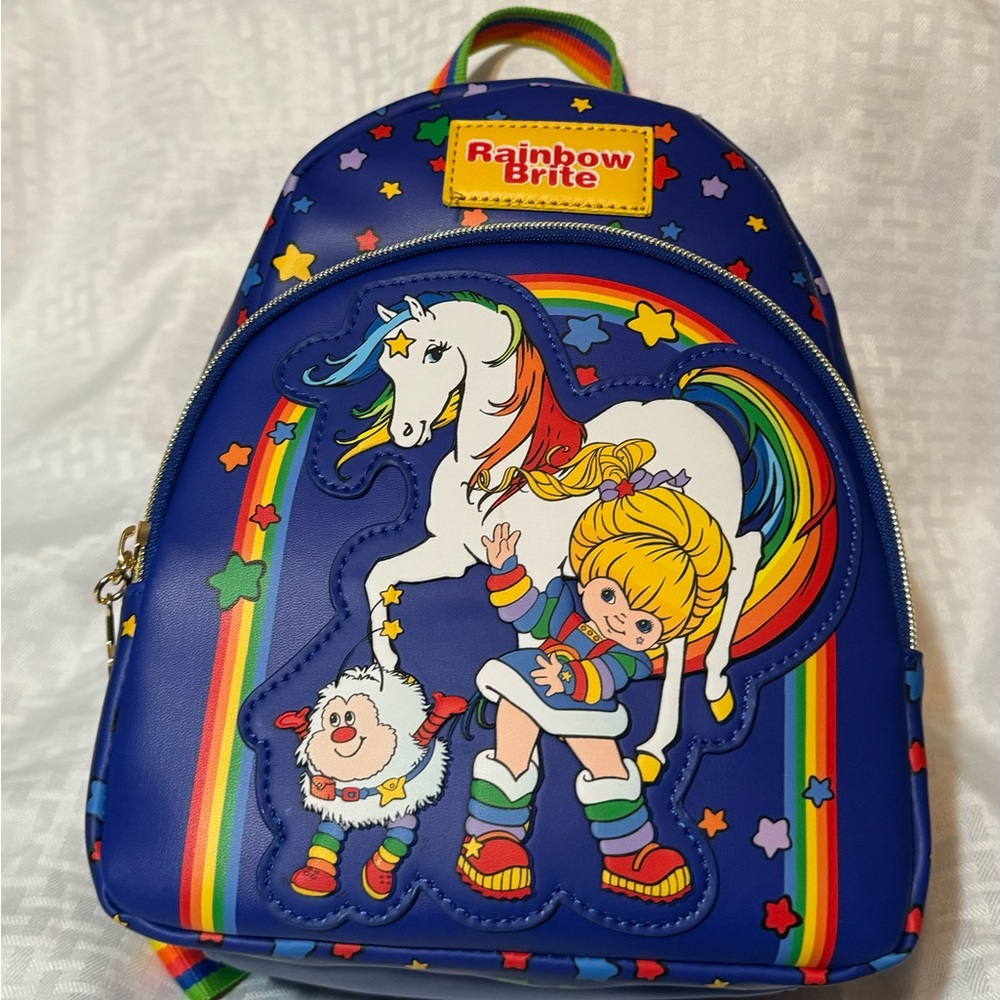 Rainbow Brite mini backpack purse